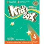 【取寄品】【取寄時、納期1〜3週間】Kid’s Box American English Updated 2nd Edition L4 Workbook with Online Resources【ネコポスは送料無料】