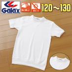 体操服 Galax ヨーク襟 半袖 120〜130 正規品 体操着 白 子供 男女共用 半そで キッズ 小学校 女の子 男の子 (メール便発送 送料無料)