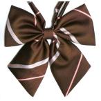  school лента Brown розовый полоса ширина 14 CandySugar сладости shuga-R201D2