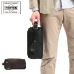 ショッピングポーター ポーター ウィズ ポーチ 016-01077 セカンドバッグ 吉田カバン PORTER WITH POUCH クラッチバッグ メンズ 本革 小さめ ダブルファスナー ビジネス