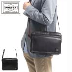 ショッピングバッグ ポーター アメイズ ショルダーバッグ 022-03790 吉田カバン PORTER AMAZE SHOULDER BAG(L) メンズ A5 革 本革 小さい 斜めがけ 軽い 黒 日本製