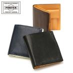 ショッピングporter ポーター ダブル ウォレット 129-06012 吉田カバン PORTER DOUBLE WALLET 二つ折り財布 小銭入れあり ブランド 本革 レディース 日本製