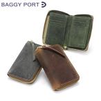 最大51%★8/31まで バギーポート 財布 メンズ ブランド BAGGY PORT 二つ折り ファスナー コンパクト 本革 革 二つ折り財布 おしゃれ ギフト ZKM-901