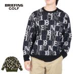 セール20%OFF 日本正規品 ブリーフィング ゴルフ ウェア メンズ BRIEFING GOLF ゴルフウェア 長袖 秋 冬 ニット 保温 防臭 抗菌 伸縮 羊毛 BRG243M19