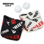 最大55%★8/31迄 日本正規品 ブリーフィング ゴルフ ヘッドカバー パター BRIEFING GOLF マレット パターカバー ロゴ 刺繍 軽量 マグネット BRG251G62