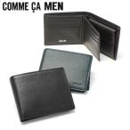最大41%★5/11限定 コムサメン 財布 メンズ 二つ折り コンパクト COMME CA MEN 二つ折り財布 サイフ ブランド 本革 革 レザー 軽い 軽量 小銭入れ WCM5608