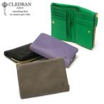 最大42%★5/17.18限定 クレドラン 二つ折り財布 レディース 本革 CLEDRAN 財布 ブランド 二つ折り 軽い 使いやすい 小銭入れ 日本製 RON WALLET CL-3686