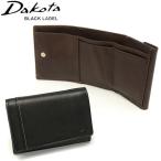 ショッピングブラックレーベル 最大40%★5/15限定 ダコタブラックレーベル 財布 Dakota BLACK LABEL 三つ折り財布 リバー4 ビジネス 本革 メンズ 0620700