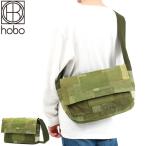 最大38%★5/23限定 ホーボー メッセンジャーバッグ hobo MESSENGER BAG UPCYCLED US ARMY CLOTH ミリタリー 日本製 メンズ レディース HB-BG3517