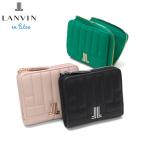 最大42%★7/17限定 ランバンオンブルー 財布 レディース 二つ折り コンパクト LANVIN en Bleu 二つ折り財布 かわいい ブランド L字ファスナー 482662