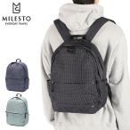 最大51%★9/14迄 ミレスト リュック メンズ レディース 大容量 通学 MILESTO 通勤 軽量 撥水 20L A4 PC TROT SPECTRA バックパック M MLS956