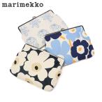 ショッピングがま口 最大56%★11/30迄 日本正規品 マリメッコ ポーチ ブランド 小物入れ marimekko 薄型 ミニ 北欧 花柄 Unikko ヴィヒキルース コスメポーチ がま口ポーチ