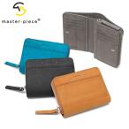 ショッピングPIECE 最大51%★1/11限定 正規取扱店 マスターピース 二つ折り財布 メンズ レディース ブランド ファスナー master-piece 財布 二つ折り 折り財布 本革 革 04281