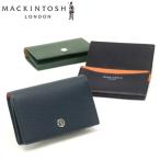 最大36%★4/30限定 マッキントッシュ ロンドン 名刺入れ MACKINTOSH LONDON メダル MEDAL カードケース 本革 かぶせ シンプル メンズ WMKL6060043