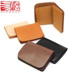 ショッピング二つ折り ケアセット＋選べるノベルティ 正規取扱店 レッドムーン REDMOON 二つ折り 二つ折り財布 小さめ MID LINE ミニウォレット 小銭入れなし 本革 メンズ TWLC-MID