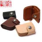 正規取扱店 レッドムーン 二つ折り財布 REDMOON 財布 SHORT WALLET ウォレット ショートウォレット 小銭入れあり メンズ レザー 牛革 本革 HR-01C-MID