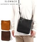 最大31%★5/15限定 スロウ ショルダーバッグ SLOW bono ボーノ square shoulder bag M スクエア 縦型 小さめ 革 Mサイズ 日本製 メンズ レディース 858S07L