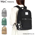 Wpc. Patterns リュック レディース 小さめ 通勤 通学 ダブリュピーシー パターンズ PC 花柄 撥水 A4 17L petal 1Pリュック（ポーチ付） 31027