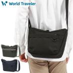 最大50%★4/5限定 ワールドトラベラー ショルダーバッグ World Traveler ルトン ショルダー バッグ A5 斜めがけ メンズ レディース ACE 17252