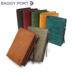 最大46%★11/19限定 バギーポート 二つ折り財布 ブランド メンズ レディース 札 小銭 BAGGY PORT 財布 本革 革 レザー 牛革 BUONA ハーフ財布 ZYS-2402
