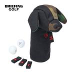 最大30%★8/1限定 日本正規品 ブリーフィング ゴルフ ヘッドカバー フェアウェイウッド 番手 タグ BRIEFING GOLF クラブカバー 軽量 おしゃれ 犬 BRG251G68