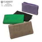 最大55%★8/29〜 クレドラン 長財布 レディース 本革 ブランド CLEDRAN 財布 軽量 大容量 二つ折り 小銭入れ 日本製 柔らかい RON LONG WALLET CL-3687