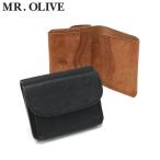 最大51%★11/15〜 ミスターオリーブ イー.オー.アイ 二つ折り財布 メンズ レディース 本革 薄い MR.OLIVE E.O.I 財布 PUEBLO LEATHER MINI WALLET ME116P