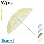 最大42%★5/21〜 Wpc. 傘 レディース ダブリュピーシー 雨傘 おしゃれ かわいい きれい ブランド 長傘 ビニール傘 60cm ウェービーアンブレラ PT-071-001