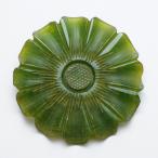 ヴィンテージ ベークライト グリーン フラワー ブローチ