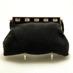  Vintage черный эмаль Mini achu- рубин z сумка 