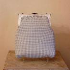  Vintage белый metal сумка-сетка 