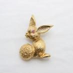 Vintage Rabbit Brooch/Pendant Head ヴィンテージ ラビット ブローチ/ペンダントヘッド