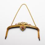 1940s* Франция Vintage пастель цвет бисер узор сумка рама 