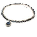 ヴィンテージ　ブルー　ネックレス　Vintage Necklace