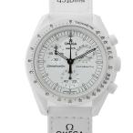 スウォッチ オメガ コラボ ミッション トゥ ザ ムーンフェイズ フルムーン スヌーピー SO33W700 Swatch 腕時計 白文字盤 【安心保証】