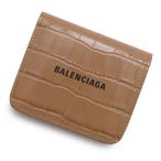 バレンシアガ 二つ折り財布 コンンパクトウォレット 型押しレザー 594216 BALENCIAGA 財布 【安心保証】