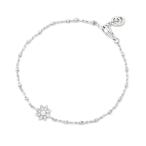 グッチ ブレスレット フローラ GGチャーム ダイヤ 64P 計約0.22ct K18WGホワイトゴールド 581817 GUCCI 【安心保証】