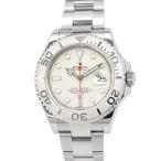 ロレックス ヨットマスター ロレジウム SS/プラチナ 116622 ROLEX 腕時計 シルバー文字盤 【安心保証】