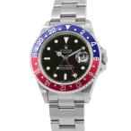 ロレックス GMTマスター W番 16700 ROLEX 腕時計 黒文字盤 【安心保証】