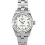 ロレックス オイスターパーペチュアル デイト D番 79160 ROLEX 腕時計 白文字盤 ローマン 【安心保証】