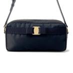 サルヴァトーレ・フェラガモ ショルダーバッグ ヴァラ ナイロン Ferragamo バッグ 黒 【安心保証】