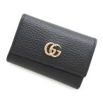 グッチ キーケース ダブルG 6連キーケース レザー 456118 GUCCI 黒 【安心保証】