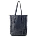 ボッテガヴェネタ トートバッグ イントレチャート レザー BOTTEGA VENETA バッグ 黒 【安心保証】