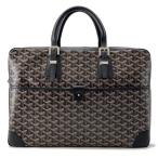ゴヤール ハンドバッグ アンバサードMM PVC AMBAS2MMLTY01CL01P GOYARD ビジネスバッグ ブリーフケース 黒 【安心保証】