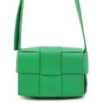 ボッテガヴェネタ ショルダーバッグ キャンディーカセット ラムスキン 666688 BOTTEGA VENETA グリーン 【安心保証】