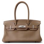 エルメス ショルダーバーキン29 エトゥープ/シルバー金具 エバーカラー K刻印 HERMES Birkin