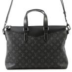 ★ルイヴィトン ビジネスバッグ モノグラム・エクリプス ブリーフケース・エクスプローラー M40566  書類バッグ 黒 ブラック 2way　 【安心保証】