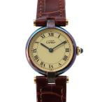 カルティエ マスト ヴェルメイユ W1002253 Cartier 腕時計 ウォッチ クォーツ アイボリー文字盤 【安心保証】
