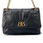 バレンシアガ チェーンショルダーバッグ モナコ Monaco BB レザー 781672 BALENCIAGA バッグ 黒 【安心保証】