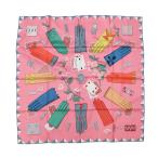 ショッピングスカーフ エルメス スカーフ カレ90 L'Heure des Gants 手袋の時計 HERMES